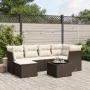 Juego de sofás de jardín 7 piezas con cojines ratán PE marrón von , Gartensets - Ref: Foro24-3263189, Preis: 452,26 €, Rabatt: %