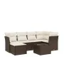 Juego de sofás de jardín 7 piezas con cojines ratán PE marrón von , Gartensets - Ref: Foro24-3263189, Preis: 452,26 €, Rabatt: %