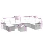 Set mit 9 Gartensofas und Kissen Kunstrattan braun von , Gartensets - Ref: Foro24-3263909, Preis: 579,46 €, Rabatt: %