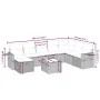 Set of 9 garden sofas and cushions synthetic rattan brown by , Garden sets - Ref: Foro24-3263909, Price: 578,31 €, Discount: %