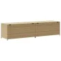 Caja de almacenaje de jardín ratán sintético beige mezcla 469L de , Cajas de almacenaje para exteriores - Ref: Foro24-365331,...