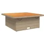 Garten-Esszimmergarnitur mit Kissen 4-teilig synthetisches Rattan beige von , Gartensets - Ref: Foro24-3277477, Preis: 639,84...