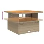 Garten-Esszimmergarnitur mit Kissen 4-teilig synthetisches Rattan beige von , Gartensets - Ref: Foro24-3277477, Preis: 639,84...