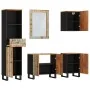 5-teiliges Badmöbel-Set aus massivem Recyclingholz von , Badezimmermöbel - Ref: Foro24-3200647, Preis: 423,25 €, Rabatt: %
