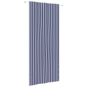 Balkonmarkise blau-weißer Oxford-Stoff 120x240 cm von , Sonnenschirme - Ref: Foro24-148590, Preis: 37,20 €, Rabatt: %