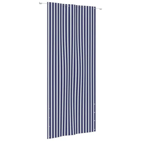Balkonmarkise blau-weißer Oxford-Stoff 120x240 cm von , Sonnenschirme - Ref: Foro24-148590, Preis: 37,20 €, Rabatt: %