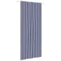Balkonmarkise blau-weißer Oxford-Stoff 120x240 cm von , Sonnenschirme - Ref: Foro24-148590, Preis: 37,20 €, Rabatt: %