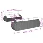 Set sofás de jardín 8 piezas y cojines ratán sintético marrón by , Garden sets - Ref: Foro24-3253470, Price: 556,89 €, Discou...