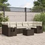 Set mit 8 Gartensofas und Kissen Kunstrattan braun von , Gartensets - Ref: Foro24-3252280, Preis: 543,63 €, Rabatt: %