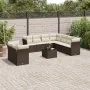 Set de sofás de jardín 10 pzas y cojines ratán sintético marrón von , Gartensets - Ref: Foro24-3249692, Preis: 683,40 €, Raba...