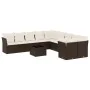Set de sofás de jardín 11 pzas cojines ratán sintético marrón von , Gartensets - Ref: Foro24-3250092, Preis: 674,58 €, Rabatt: %