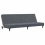 2-Sitzer-Schlafsofa mit dunkelgrauem Samthocker von , Sofas - Ref: Foro24-3216232, Preis: 281,33 €, Rabatt: %