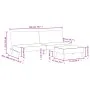 2-Sitzer-Schlafsofa mit dunkelgrauem Samthocker von , Sofas - Ref: Foro24-3216232, Preis: 281,33 €, Rabatt: %