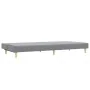 Sofá cama de 2 plazas con taburete tela gris claro by , Sofas - Ref: Foro24-3216224, Price: 301,18 €, Discount: %