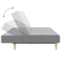 Sofá cama de 2 plazas con taburete tela gris claro by , Sofas - Ref: Foro24-3216224, Price: 301,18 €, Discount: %