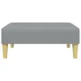 Sofá cama de 2 plazas con taburete tela gris claro by , Sofas - Ref: Foro24-3216224, Price: 301,18 €, Discount: %