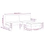 Sofá cama de 2 plazas con taburete tela gris claro by , Sofas - Ref: Foro24-3216224, Price: 301,18 €, Discount: %