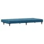 2-Sitzer-Schlafsofa mit blauem Samthocker von , Sofas - Ref: Foro24-3216230, Preis: 294,32 €, Rabatt: %
