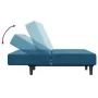 2-Sitzer-Schlafsofa mit blauem Samthocker von , Sofas - Ref: Foro24-3216230, Preis: 294,32 €, Rabatt: %