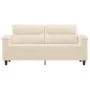 2-Sitzer Sofa aus beigem Mikrofaserstoff 140 cm von , Sofas - Ref: Foro24-359566, Preis: 291,79 €, Rabatt: %