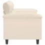 2-seater sofa made of beige microfiber fabric 140 cm by , Sofas - Ref: Foro24-359566, Price: 291,79 €, Discount: %