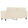 2-Sitzer Sofa aus beigem Mikrofaserstoff 140 cm von , Sofas - Ref: Foro24-359566, Preis: 291,79 €, Rabatt: %