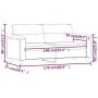 2-Sitzer Sofa aus beigem Mikrofaserstoff 140 cm von , Sofas - Ref: Foro24-359566, Preis: 291,79 €, Rabatt: %