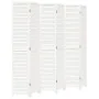 Paulownia white solid wood 6-panel room divider by , Room dividers - Ref: Foro24-358844, Price: 203,97 €, Discount: %
