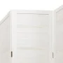 5-panel solid wood Paulownia white room divider by , Room dividers - Ref: Foro24-358838, Price: 136,08 €, Discount: %