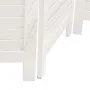 5-panel solid wood Paulownia white room divider by , Room dividers - Ref: Foro24-358838, Price: 136,08 €, Discount: %