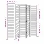5-panel solid wood Paulownia white room divider by , Room dividers - Ref: Foro24-358838, Price: 136,08 €, Discount: %
