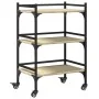 Sonoma oak engineered wood kitchen cart 50x35x75.5 cm by , Kitchen and dining carts - Ref: Foro24-842347, Price: 58,33 €, Dis...