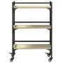 Sonoma Küchenwagen aus Eichenholzwerkstoff 50x35x75,5 cm von , Küchen- und Speisewagen - Ref: Foro24-842347, Preis: 58,33 €, ...