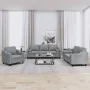 Set of sofas with cushions 3 pieces light gray fabric by , Sofas - Ref: Foro24-3201786, Price: 670,91 €, Discount: %