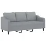 Set of sofas with cushions 3 pieces light gray fabric by , Sofas - Ref: Foro24-3201786, Price: 670,91 €, Discount: %