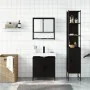 3-teiliges Badmöbel-Set Sperrholz schwarz von , Badezimmermöbel - Ref: Foro24-3214680, Preis: 185,44 €, Rabatt: %