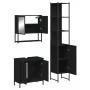 3-teiliges Badmöbel-Set Sperrholz schwarz von , Badezimmermöbel - Ref: Foro24-3214680, Preis: 185,44 €, Rabatt: %