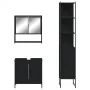 3-teiliges Badmöbel-Set Sperrholz schwarz von , Badezimmermöbel - Ref: Foro24-3214680, Preis: 185,44 €, Rabatt: %