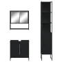 Juego de muebles de baño 3 pzas madera contrachapada negro de , Muebles de baño - Ref: Foro24-3214680, Precio: 185,00 €, Desc...
