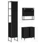 3-teiliges Badmöbel-Set Sperrholz schwarz von , Badezimmermöbel - Ref: Foro24-3214680, Preis: 185,44 €, Rabatt: %