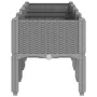 Jardinera con patas PP gris claro 160x40x42 cm de , Maceteros y jardineras - Ref: Foro24-367902, Precio: 89,42 €, Descuento: %