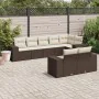 Set mit 8 Gartensofas und Kissen Kunstrattan braun von , Gartensets - Ref: Foro24-3222822, Preis: 600,47 €, Rabatt: %
