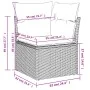 Set mit 8 Gartensofas und Kissen Kunstrattan braun von , Gartensets - Ref: Foro24-3222822, Preis: 600,47 €, Rabatt: %