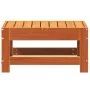 Gartenhocker aus Zirbenholz wachsbraun 62x30x32 cm von , Modulare Sofas für den Außenbereich - Ref: Foro24-844895, Preis: 41,...