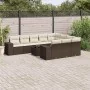 Set Gartensofas 11 Stück Kissen synthetisches Rattan braun von , Gartensets - Ref: Foro24-3223102, Preis: 726,57 €, Rabatt: %
