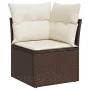 Set Gartensofas 11 Stück Kissen synthetisches Rattan braun von , Gartensets - Ref: Foro24-3223102, Preis: 726,57 €, Rabatt: %