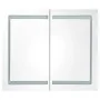 Bathroom cabinet with LED mirror glossy gray 80x12x68 cm by vidaXL, bathroom vanities - Ref: Foro24-326514, Price: 160,05 €, ...