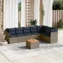 Set mit 8 Gartensofas mit Kissen Kunstrattangrau von , Gartensets - Ref: Foro24-3256012, Preis: 562,90 €, Rabatt: %