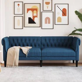 3-Sitzer Chesterfield Sofa blauer Stoff von , Sofas - Ref: Foro24-372562, Preis: 328,56 €, Rabatt: %