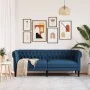 3-seater Chesterfield sofa blue fabric by , Sofas - Ref: Foro24-372562, Price: 328,54 €, Discount: %